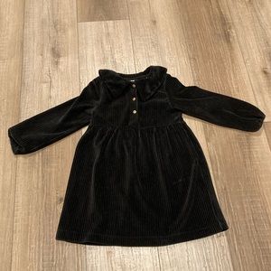 Zara Kids Corduroy Black Dress 3-4